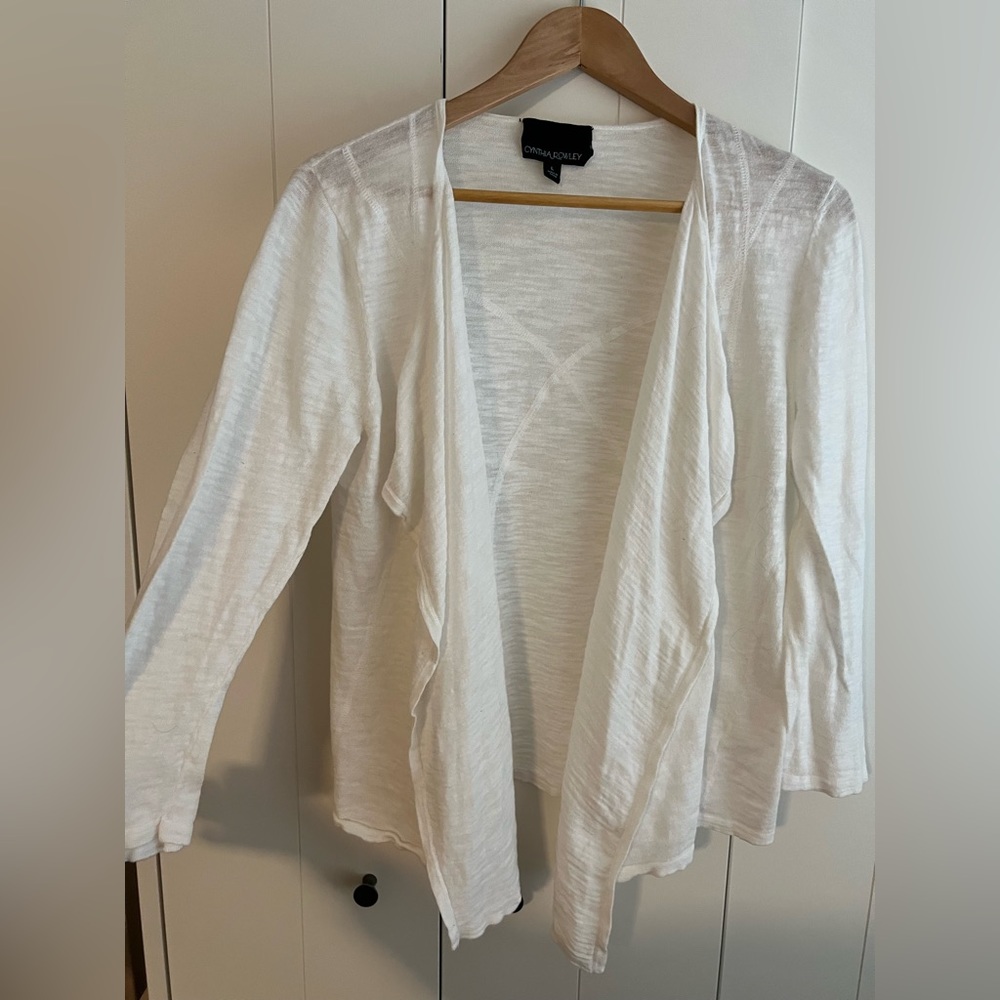 Cynthia Rowley Cardigan | White | L